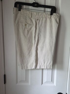 Polo by Ralph Lauren Light Beige Flat-Front Men's Shorts